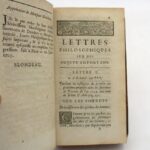 Couverture du livre Estimation du livre « lettres philosophiques sur divers sujets importans »