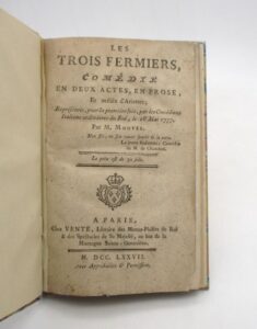 Estimation Edition originale - Couverture du livre Estimation du livre « les Trois Fermiers »