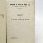 Couverture du livre Estimation du livre &laquo;&nbsp;carnet de la nourrice, sevreuse ou gardeuse&nbsp;&raquo;