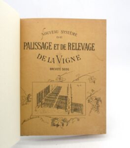 Estimation Sciences et médecine - Couverture du livre Estimation du livre « nouveau système de palissage et de relevage de la vigne »