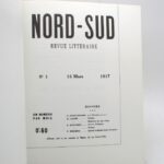 Couverture du livre Estimation du livre &laquo;&nbsp;nord-Sud : revue littéraire&nbsp;&raquo;