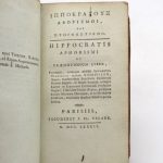 Couverture du livre Estimation du livre « aphorismoi kai Prognostikon. Aphorismi et praetionum liber Recensuit, notasque additit Eduardus-Franciscus-Maria BOSQUILLON… »