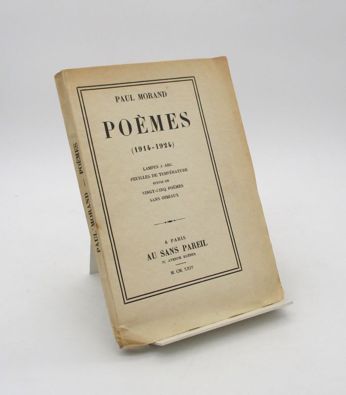 Couverture du livre Estimation du livre « poèmes (1914-1924). Lampes à arc, Feuilles de température, suivi de Vingt-cinq poèmes sans oiseaux. »