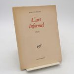 Couverture du livre Estimation du livre « l’art informel (éloge) »