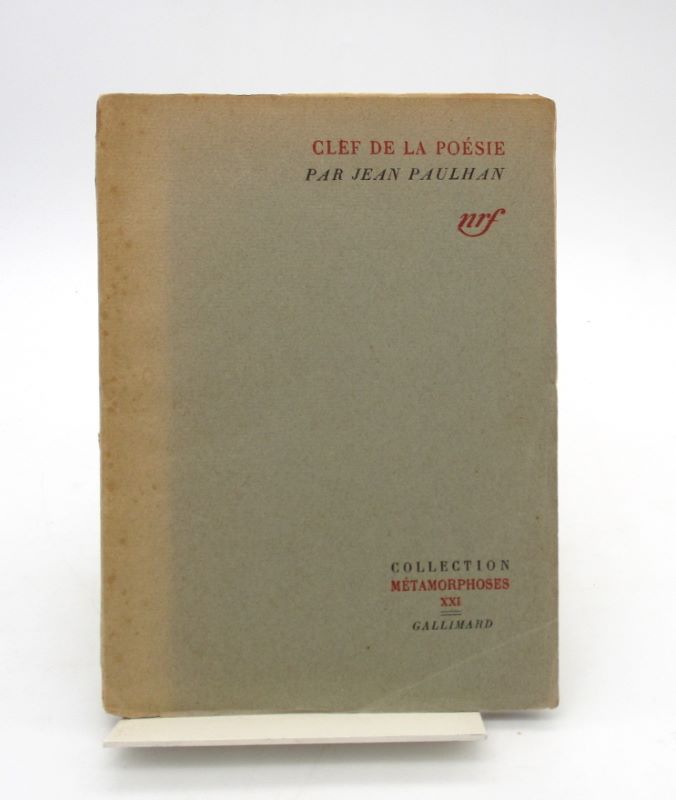 Couverture du livre Estimation du livre « clef de la poésie »