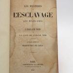 Couverture du livre Estimation du livre « les mystères de l’esclavage aux États-Unis. I : L’esclave noir ou la Case de l’oncle Tom. II : L’esclave blanc. Ouvrage américain traduit par J.-M. Cayla. »