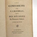 Couverture du livre Estimation du livre « les confessions, I-VI. Les Rêveries d’un promeneur solitaire. »