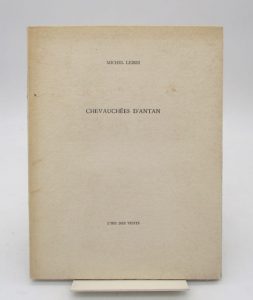 Estimation Edition originale - Couverture du livre Estimation du livre « chevauchées d’antan »