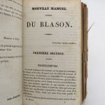 Couverture du livre Estimation du livre « manuels Roret : Nouveau manuel complet du blason, ou Code héraldique »