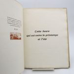 Couverture du livre Estimation du livre « cette heure qui est entre le printemps et l’été. Cantate à trois voix. »