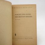 Couverture du livre Estimation du livre « furcht und Elend des Dritten Reiches (Grand-peur et misère du III Reich / Fear and Misery of the Third Reich) »