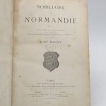 Couverture du livre Estimation du livre « nobiliaire de Normandie »