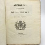 Couverture du livre Estimation du livre « armorial général de la France. Registres premier et deuxième. »