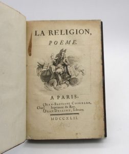 Estimation Livre ancien - Couverture du livre Estimation du livre « la Religion, Poème. »