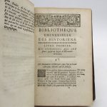 Couverture du livre Estimation du livre « bibliothèque universelle des historiens »