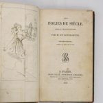 Couverture du livre Estimation du livre « les Folies du siècle. Roman philosophique. 2e édition, ornée de 7 gravures. »