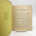 Couverture du livre Estimation du livre « la revue réaliste. Première année, n°1-12, 5 avril 1879-21 juin 1879 »