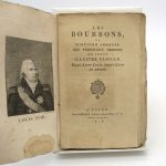 Couverture du livre Estimation du livre « les Bourbons, ou Histoire abrégée des principaux membres de cette illustre famille, depuis Saint Louis, jusqu’à Louis le Désiré. »
