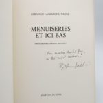Couverture du livre Estimation du livre « menuiseries et ici bas. Photographies de Daniel Boudinet. »