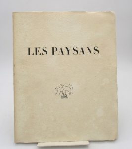 Estimation Livre illustré - Couverture du livre Estimation du livre « les paysans. Eaux-fortes de André Beaudin. »