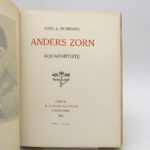 Couverture du livre Estimation du livre « anders Zorn aquafortiste. »