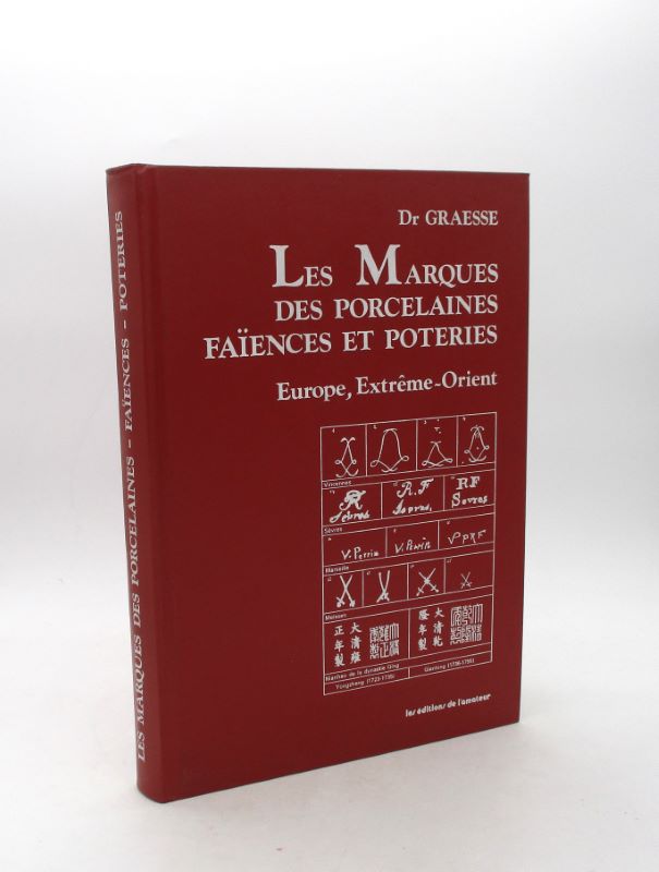 Couverture du livre Estimation du livre « les marques des porcelaines, faïences et poteries. Europe, Extrême-Orient. »