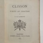 Couverture du livre Estimation du livre « clisson. Visite au Château et à la Garenne. »