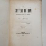 Couverture du livre Estimation du livre « le château de Ham, son histoire, ses seigneurs et ses prisonniers »