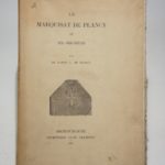 Couverture du livre Estimation du livre « le marquisat de Plancy et ses seigneurs »