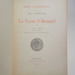 Couverture du livre Estimation du livre « essai historique sur la ville et chatellenie de La Ferté-Villeneuil »