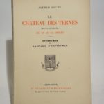 Couverture du livre Estimation du livre « le château des Ternes (Haute-Auvergne) du XIe au XXe siècle. Aventures de Gaspard d’Espinchal. »