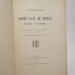 Couverture du livre Estimation du livre « histoire de la communauté de Pibrac, l’église, le château. »
