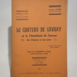Couverture du livre Estimation du livre « le château de Gavray et la châtellenie de Gavray des origines à nos jours. Cartes de M. Brodbeck. »