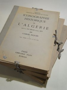 Estimation Histoire - Couverture du livre Estimation du livre « iconographie historique de l’Algérie depuis le XVIe siècle jusqu’à 1871. »