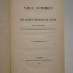 Couverture du livre Estimation du livre « notice historique sur les anciens seigneurs de Capple »