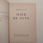 Couverture du livre Estimation du livre « sueur de sang »