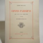 Couverture du livre Estimation du livre « contes parisiens du Second Empire (1866). Eaux-fortes de Pierre Vidal. »