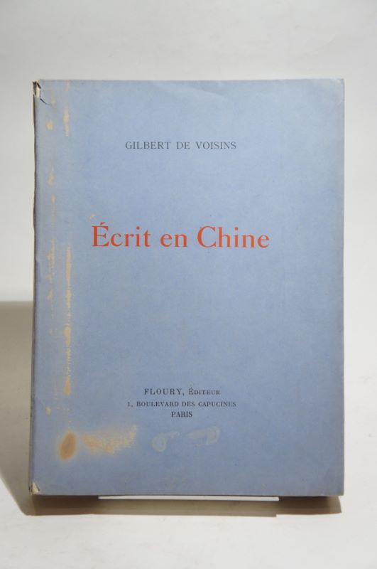 Couverture du livre Estimation du livre « ecrit en Chine »