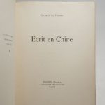 Couverture du livre Estimation du livre « ecrit en Chine »