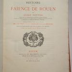 Couverture du livre Estimation du livre « histoire de la Faience de Rouen »