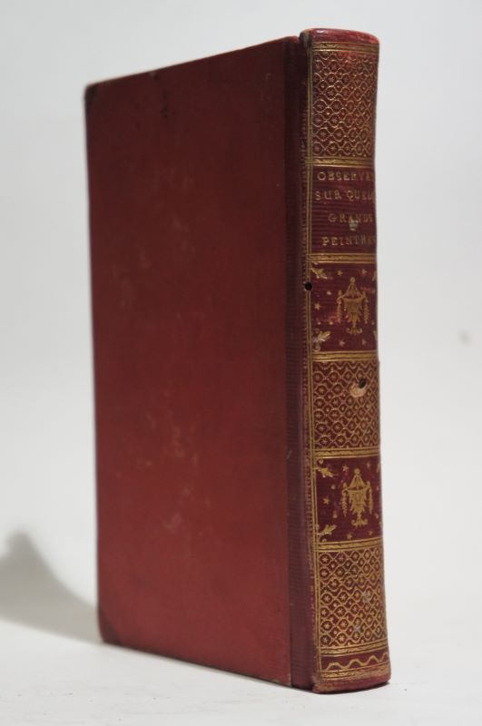 Couverture du livre Estimation du livre « observations sur quelques grands peintres, dans lesquelles on cherche à fixer les caractères distinctifs de leur talent, avec un précis de leur vie. »