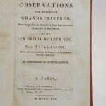 Couverture du livre Estimation du livre « observations sur quelques grands peintres, dans lesquelles on cherche à fixer les caractères distinctifs de leur talent, avec un précis de leur vie. »
