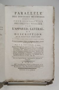 Estimation Sciences et médecine - Couverture du livre Estimation du livre « parallèle des diverses méthodes proposées pour l’extraction des calculs vésicaux par l’appareil latéral, et description d’un nouveau procédé préférable à tous ceux usités jusqu’à ce jour. »