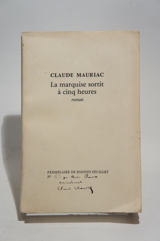 Couverture du livre Estimation du livre « la marquise sortit à cinq heures. »