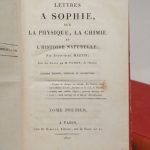 Couverture du livre Estimation du livre « lettres à Sophie sur la physique, la chimie et l’histoire naturelle »
