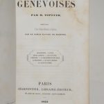 Couverture du livre Estimation du livre « nouvelles génevoises. Précédé d’une lettre adressée à l’éditeur par le comte Xavier DE MAISTRE. »