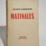 Couverture du livre Estimation du livre &laquo;&nbsp;matinales&nbsp;&raquo;