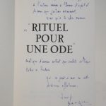 Couverture du livre Estimation du livre « rituel pour une Ode, avec des illustrations de FILLOL ROIG. »
