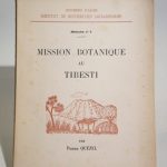 Couverture du livre Estimation du livre « mission botanique au Tibesti »