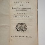 Couverture du livre Estimation du livre « hippolytus redivivus, id est remedium contem-nendi sexum muliebrem. »